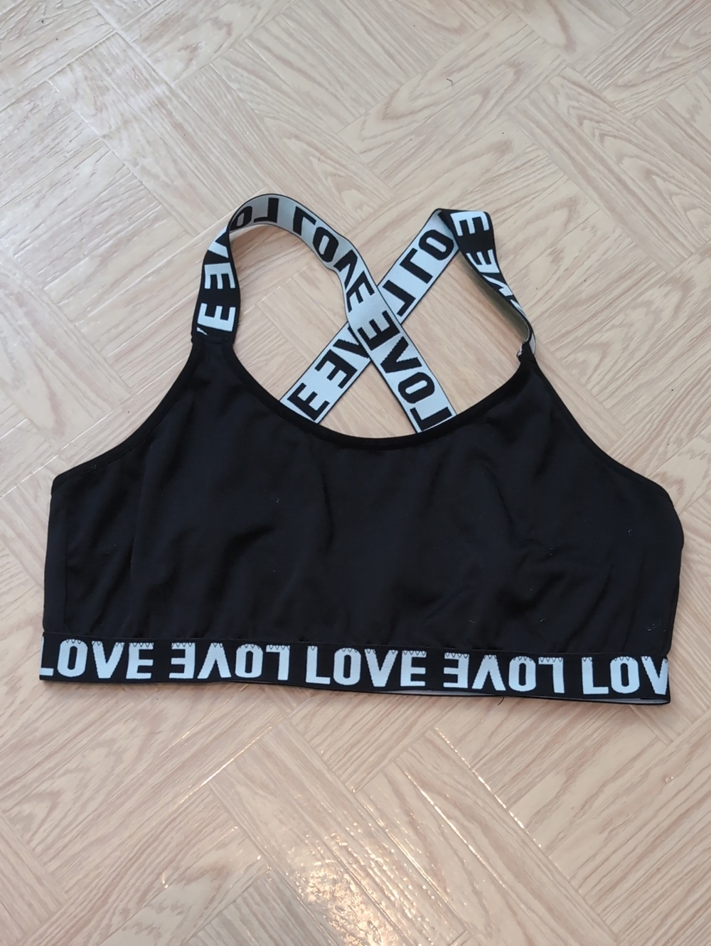 Shein Love Monochrome Sportsbra 1xl
